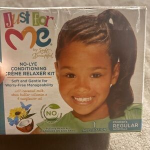 Just For Me No-Lye Conditioning Creme Relaxer Kit Regular. New